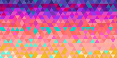 Renkli Teknoloji Üçgen Doku Arkaplanı