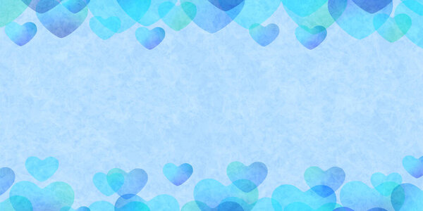Father's Day Blue Heart Event Background