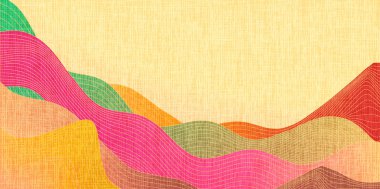 Mavi Japon Desen Dalga Arkaplanı