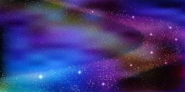 Tanabata Samanyolu yaz arkaplanı