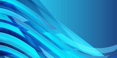 Mavi Dalga Teknoloji Dokusu Arkaplanı