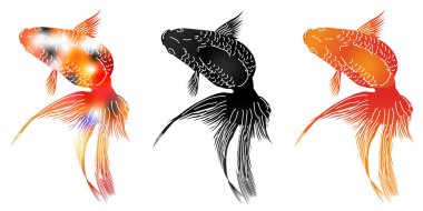 Japon balığı yaz festivali ikonu