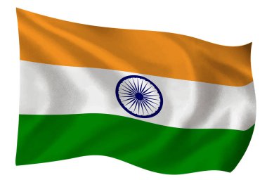 Hindistan Ülke Bayrağı Dünya Simgesi