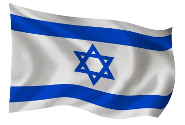 İsrail Ülke Bayrağı Dünya Simgesi