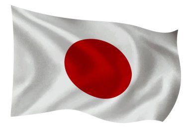Japonya ülke bayrağı dünya simgesi