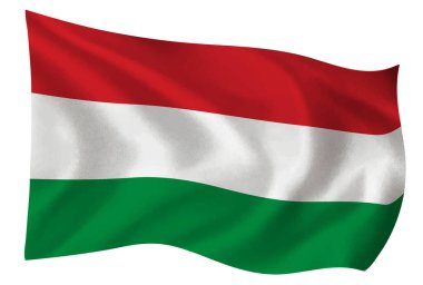 Macaristan Ülke Bayrağı Dünya Simgesi