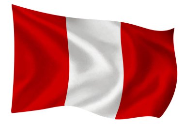Peru Ülke Bayrağı Dünya Simgeleri