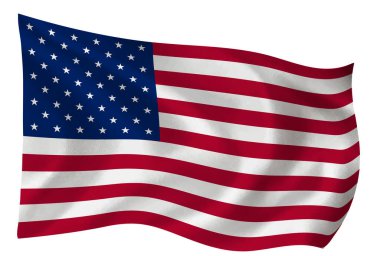 Amerika Ülke Bayrağı Dünya Simgesi