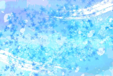 Ortanca yağmurlu mevsimlik çiçek arkaplanı