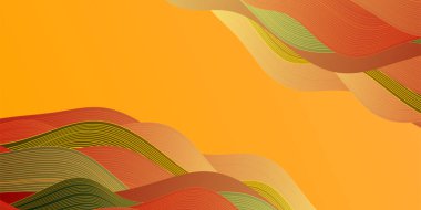 Sonbahar Japon desen dalga arkaplanı