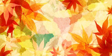 Sonbahar yaprakları sonbahar arka plan bırakır