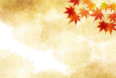 Sonbahar yaprakları sonbahar arka plan bırakır