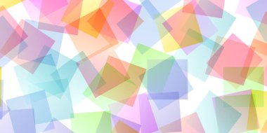 Renkli Kare Teknoloji Deseni Arkaplanı