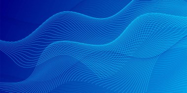 Mavi Teknoloji İş Kalıbı Arkaplanı