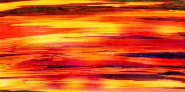 Turuncu Japon Deseni Sonbahar Arkaplanı