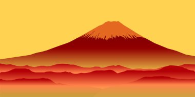 Fuji Sonbahar Arkaplanı Sonbahar Arkaplanından Ayrıldı