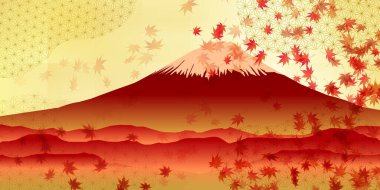 Fuji Sonbahar Arkaplanı Sonbahar Arkaplanından Ayrıldı