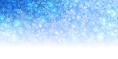 Karlı Noel kış ışığı arka planı