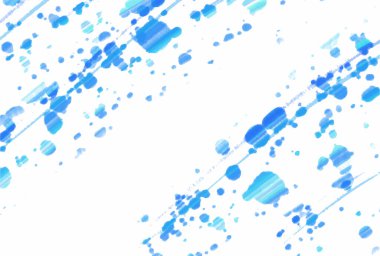 Mavi Suluboya Japon Desenli Arkaplan