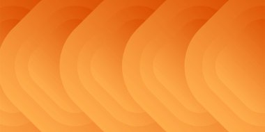 Turuncu 3D Sonbahar Geometri Arkaplanı