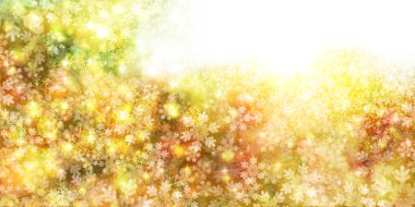 Karlı Noel kış ışığı arka planı