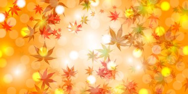 Sonbahar yaprakları sonbahar arka plan bırakır