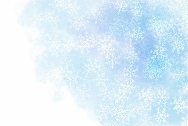 Karlı Noel kış ışığı arka planı