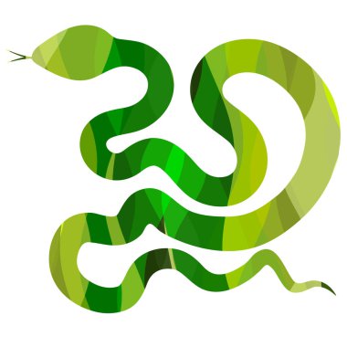 Yılan Yeni Yıl kartı Çin burç simgeleri