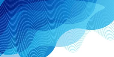 Mavi Nami Japon Deseni Arkaplanı