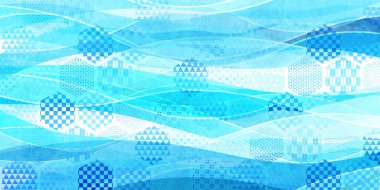 Japon Desenli Nami Nişan Arkaplanı