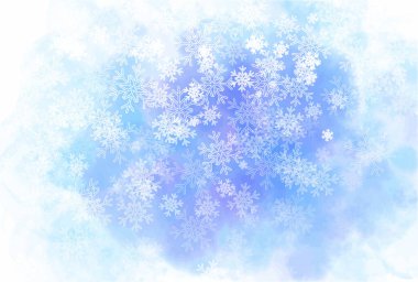 Karlı Noel kış ışığı arka planı