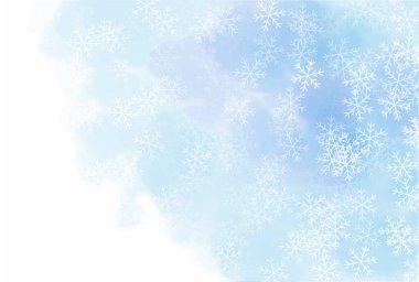 Karlı Noel kış ışığı arka planı