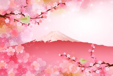 Japon Şablonu: Fuji Arkaplanı