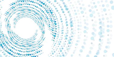 Mavi Teknoloji Konsantrasyon Şablonu Arkaplanı