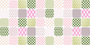 Japanese Pattern Spring Pattern Background clipart