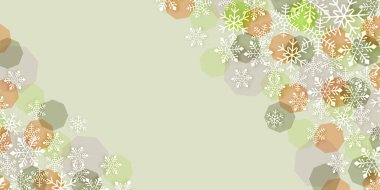 Kar Noel Kışı Japon Deseni Arkaplanı