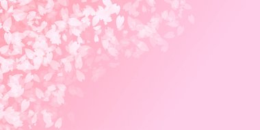 Japon Kalıplı Kiraz Çiçekleri Arkaplanı