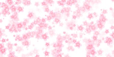 Japon Kalıplı Kiraz Çiçekleri Arkaplanı