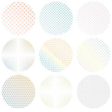 Renkli derecelendirme çemberi suluboya simgesi