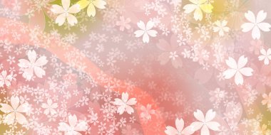 Cherry Blossom bahar Japon kağıt arka plan