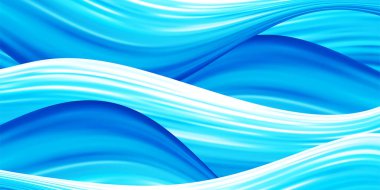 Mavi Nami Japon Deseni Arkaplanı