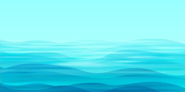 Mavi Nami Japon Deseni Arkaplanı