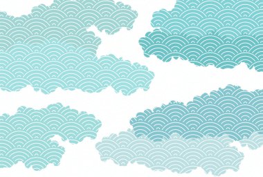 Japon Desen Dalgası Yaz Arkaplanı