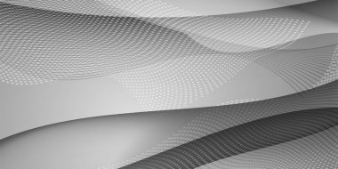 Siluet Teknolojisi Dijital Geometri Arkaplanı