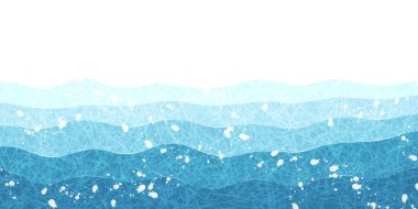Wave Japanese Paper Pattern Background