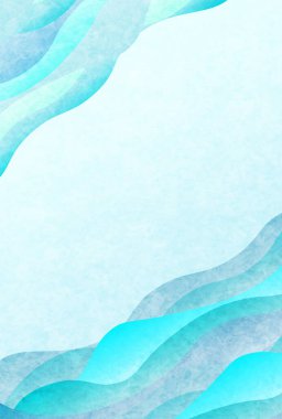 Wave Japanese Paper Pattern Background