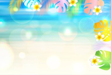 mavi dalga yaz manzarası arka planı