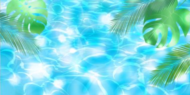 mavi dalga yaz manzarası arka planı