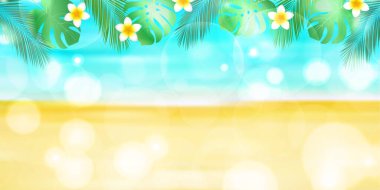 mavi dalga yaz manzarası arka planı