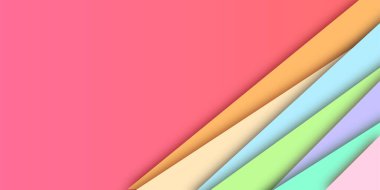 Renkli Siluet 3D Teknoloji Arkaplanı